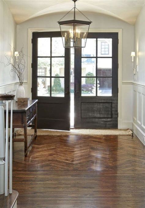 Double door designs have inspired many traditional details while infusing a modern echo into a chic display. Marvelous Double Front Door Ideas For Home10 | Double ...