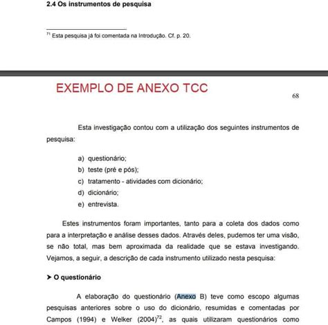 Anexo No Tcc Seguindo A Abnt Veja Como Fazer Corretamente