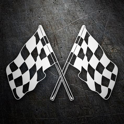 Sticker Racing Flags 4