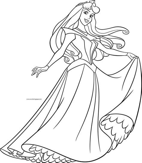 Aurora Disney Coloring Pages Wickedgoodcause