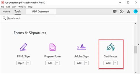 Insert An Adobe Digital Id Signature On Your Documents Red River