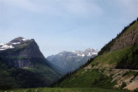 Glacier National Park In Montana Usa Stock Photo Image Of Park Lake