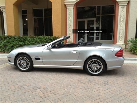 Any four seater will be extremely drafty in the rear department (ever seen one driving faster than 60 miles with people in the back i chose the mercedes benz slk, specifically an slk300. 2003 Mercedes - Benz Sl500 Base Convertible 2 - Door 5. 0l