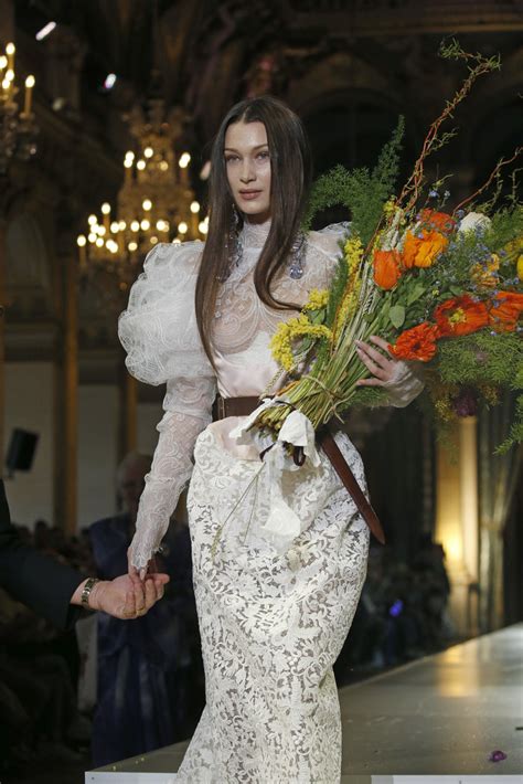 Bella Hadid D Collet Transparent La Paris Fashion Week Mars