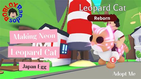 Making Neon Leopard Cat In Adopt Me Roblox Youtube