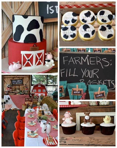 Pin By Megan Carter On Kids Birthday Party Farm Animals Birthday