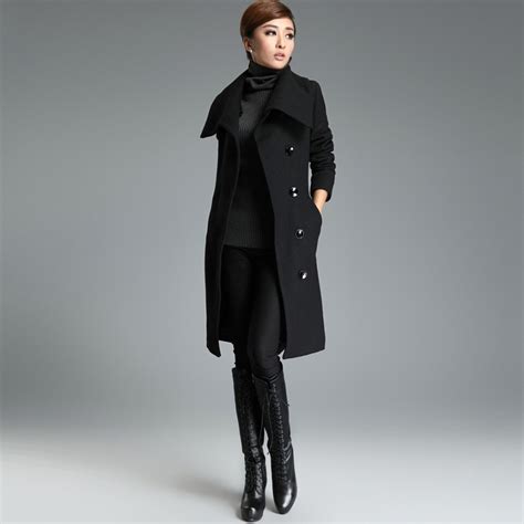 Long Black Winter Coats For Women Jacketin