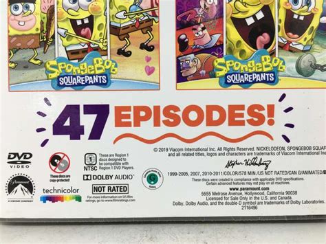 Nickelodeon Spongebob Squarepants Vol 2 Big Hits Dvd Dutch Goat