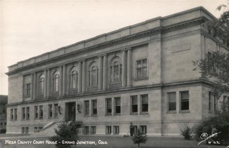 Mesa County Court House Grand Junction Co Postcard