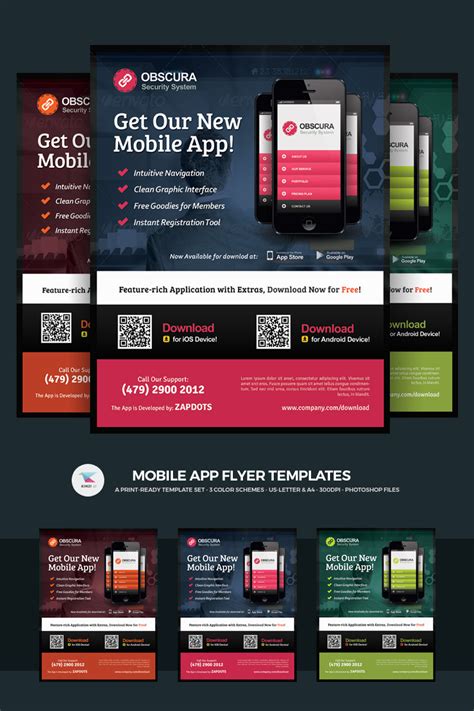 Freebie contain all the app screens which is necessary for to build complte fitness. Mobile App Flyer PSD Template #66250