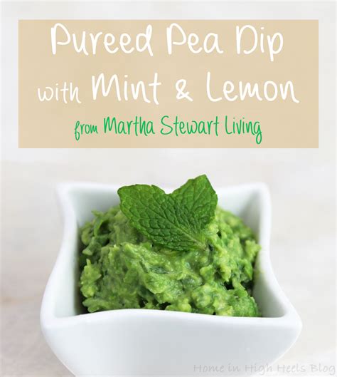 Pureed Pea Dip With Mint And Lemon Recipe From Martha Stewart Living
