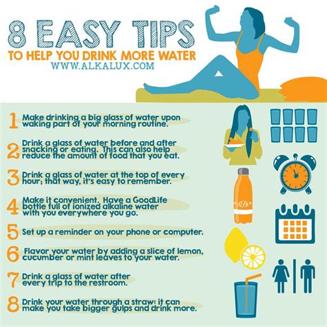 8 Easy Tips To Help You Drink More Water Visit Our Website