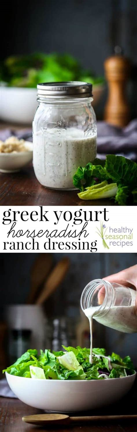 Maybe you would like to learn more about one of these? greek yogurt horseradish ranch dressing - Healthy Seasonal ...
