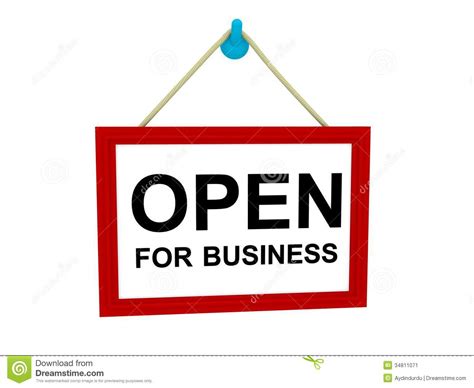 Open For Business Clipart Clipart Suggest