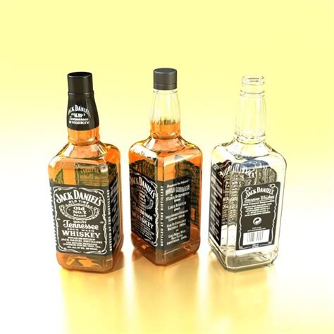 Just click on the icons, download the file(s) and print them on your 3d printer. Jack Daniels Bottle 3D Model MAX OBJ 3DS FBX | CGTrader.com