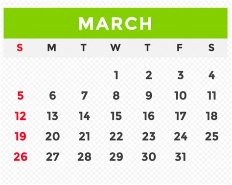 Hd March Mar 2023 Calendar Transparent Png Citypng
