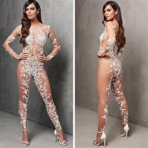 “naked” Wedding Jumpsuit Is The Latest Trend For Daring Brides Sheer Wedding Dress Dream