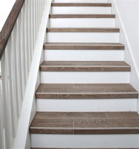 Check spelling or type a new query. interior-wood-plank-tile-on-staircase-with-white-painted ...