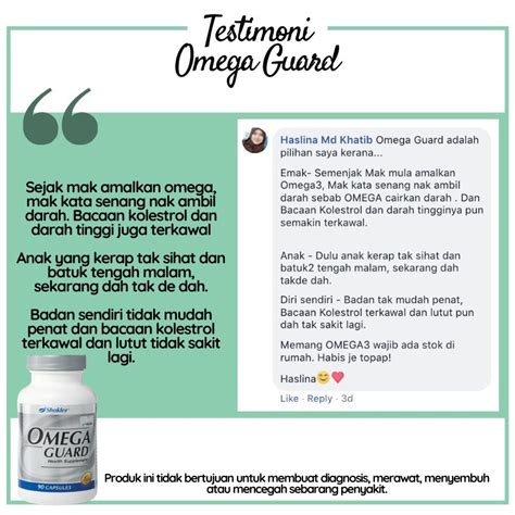 Apa kebaikan omega guard shaklee meal shake shaklee. Omega Guard Shaklee : Keistimewaan, Kebaikan Dan Testimoni ...