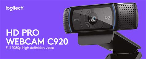 logitech c920 hd pro webcam full hd 1080p 30fps videobellen duidelijke stereo audio hd
