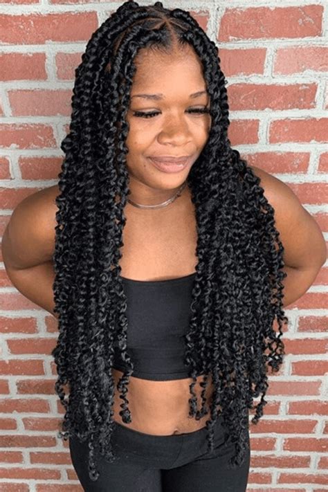 50 Stunning Passion Twists Hairstyles Curly Girl Swag Twist Hairstyles Twist Braid