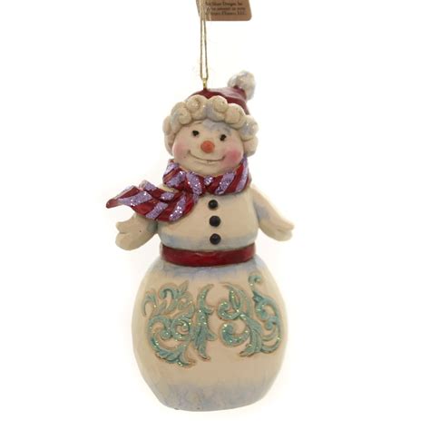Jim Shore Winter Wonderland Snowman Polyresin Ornament 6004194