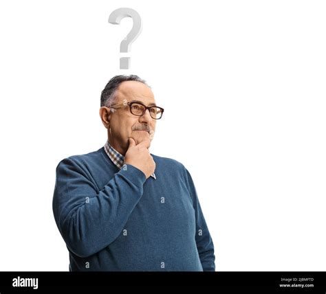 Thinking Man Question Mark Hi Res Stock Photography And Images Alamy