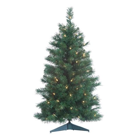 Sterling 3 Ft Pre Lit Colorado Spruce Artificial Christmas Tree With