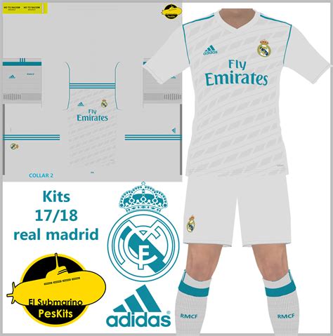 Cómo hacer el escudo del real madrid en pes fácil y rápido. El Submarino del PES: kit Real Madrid pes 2015/2016/2017 png