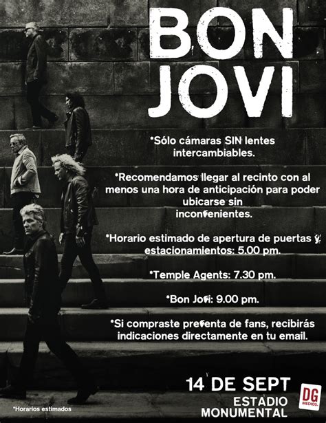 Bon Jovi En Chile Horarios Y Recomendaciones — Futuro Chile