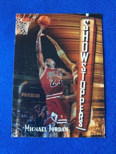 Topps Finest Showstoppers Michael Jordan Chicago Bulls Ebay