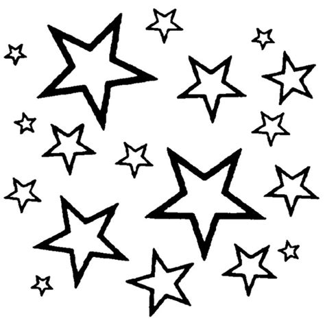 Outline Of Stars Free Download On Clipartmag