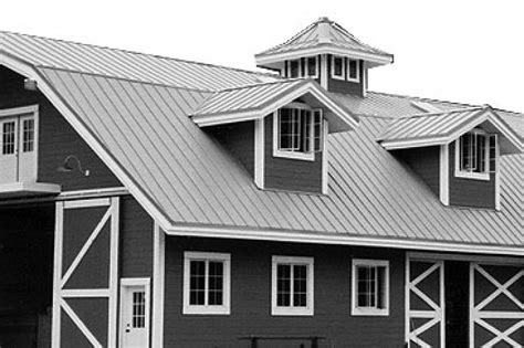 Image Result For White Farmhouse With Steel Gray Roof Metal Buildings