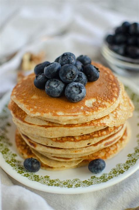 They are simple to make with ingredients that you probably have in your kitchen. Fluffy Greek Yogurt Pancakes | Easy + Healthy | Chasing Vibrance