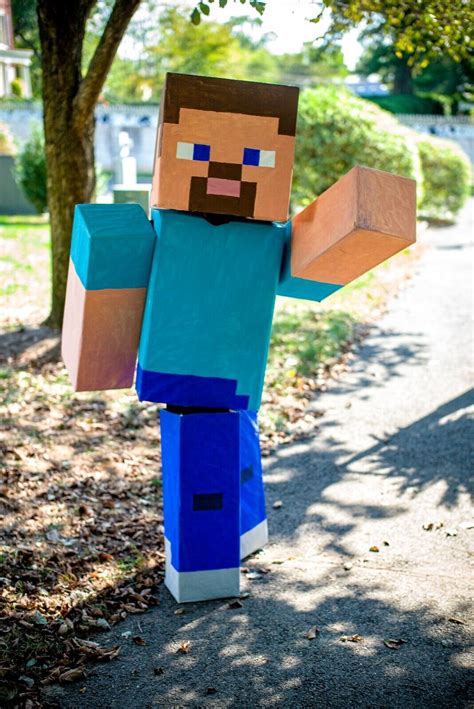 Minecraft Costume Steve Alex Creeper Mario And More Halloween Mascot Cosplay Ebay