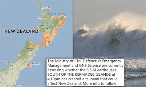 A series of tsunami warnings have been issued after a powerful earthquake off new zealand's north island prompted a major evacuation. Cluster of earthquakes strikes New Zealand sparking a ...