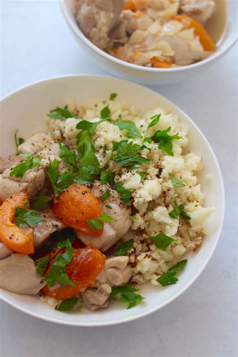 Maybe you would like to learn more about one of these? Healthy apricot chicken recipe with cauli rice | Easy ...