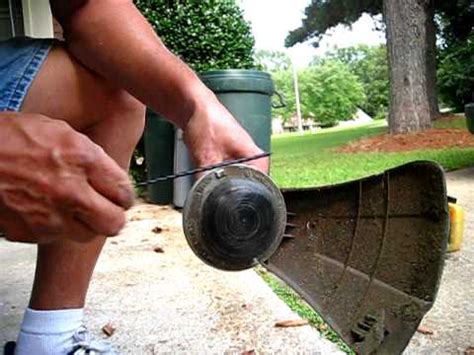 One type of weed wacker that is available would be the corded electric string trimmer model. How To Attach Craftsman Hasslefree Trimmer - YouTube