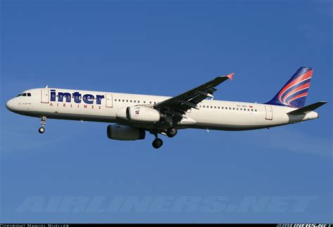 Airbus A321 231 Inter Airlines Aviation Photo 1417080