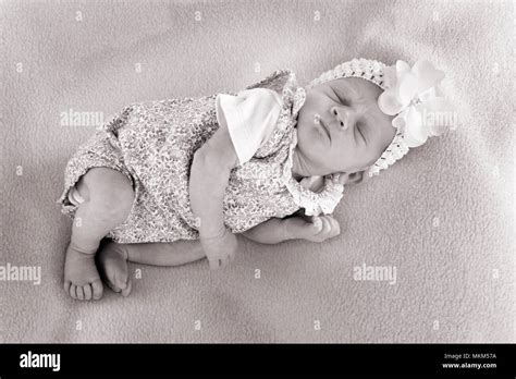 13 Day Old Baby Girl Stock Photo Alamy