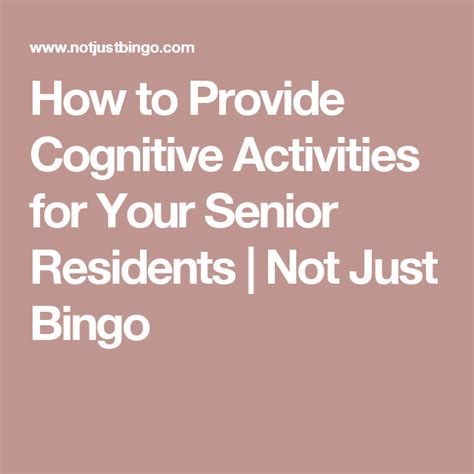 We provide aggregated results from multiple sources and sorted by user interest. 7 Types of Cognitive Activities to Use With Your Nursing ...