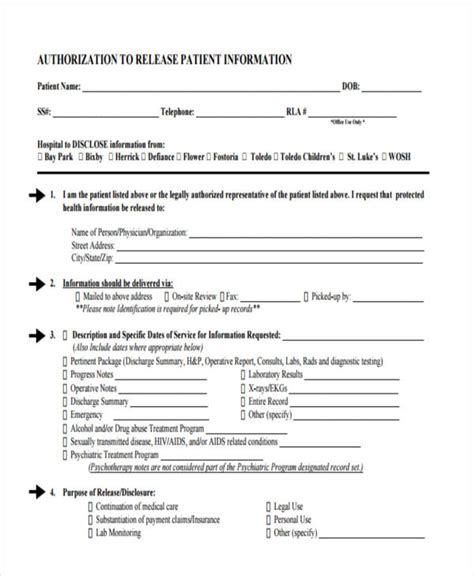 FREE 17+ General Release of Information Forms in PDF | Ms Word