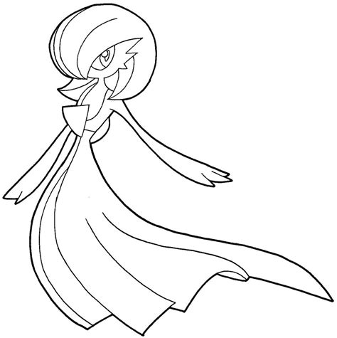 How to Draw Gardevoir from Pokemon with Easy Step by Step Drawing