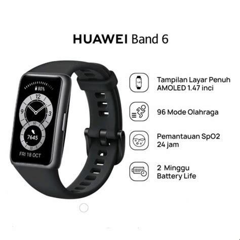 Huawei Band 6 Smart Band Official Warranty Indonesia Shopee Singapore