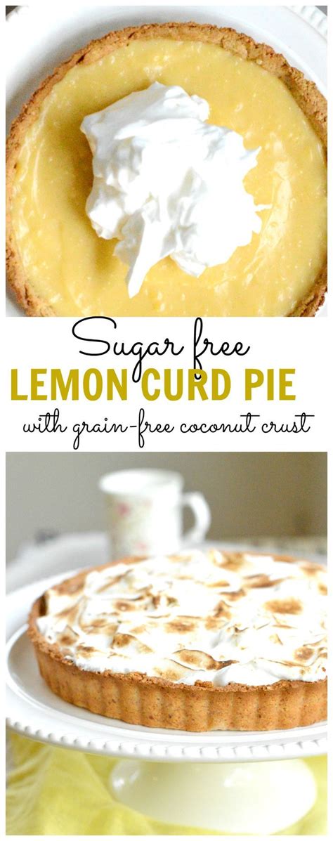 Try these recipes for sweet indulgences. Diabetic dessert dream!!! A Sugar free lemon curd pie with sugar free meringue… | Sugar free ...