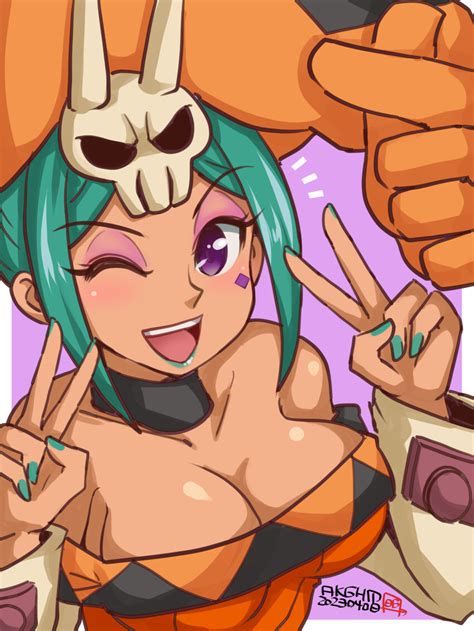 Hamu Agaki Cerebella Skullgirls Vice Versa Skullgirls Skullgirls Absurdres Highres