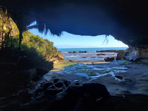 Inside ️ Out Of A Coastal Cave In New Zealand 🇳🇿 Rcaving