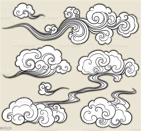 Oriental Cloud Stock Illustration - Download Image Now - iStock