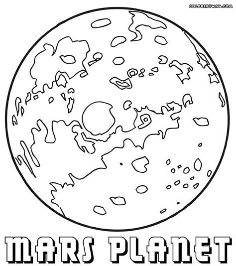 mars planet coloring pages clowncoloringpages