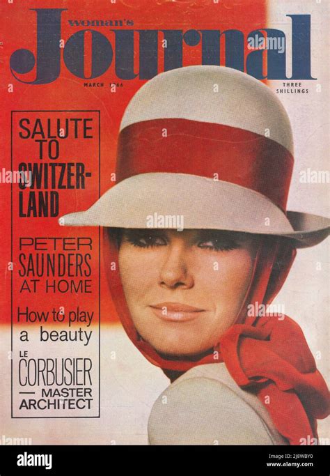 Womens Journal Front Page Front Cover Of A Vintage Fashion Magazine